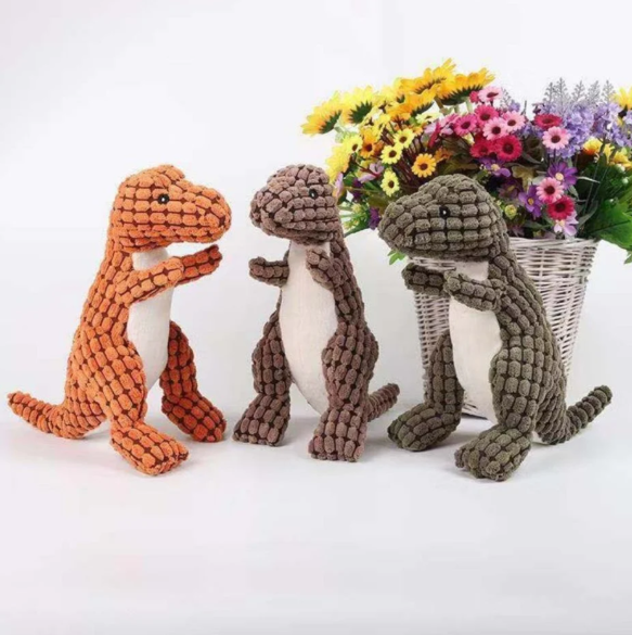 Kuschelweicher Dinosaurier für Haustiere