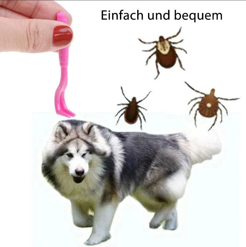 Haustier-Zeckenhaken Set (3 Stück)
