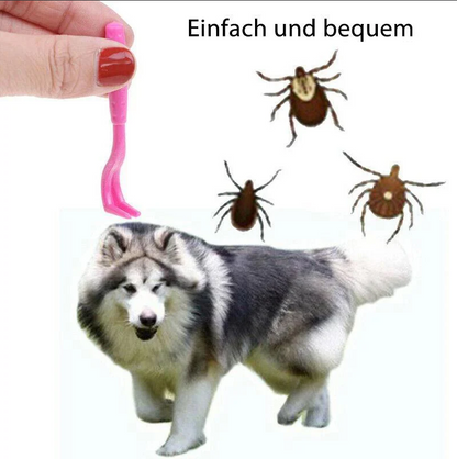Haustier-Zeckenhaken Set (3 Stück)