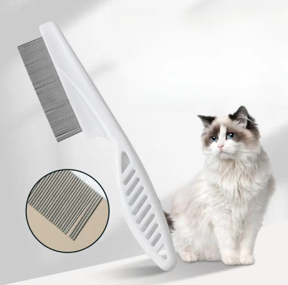 Flohkamm-Set Für Haustiere – Feinzahniger Kamm Für Katzen  Hunde