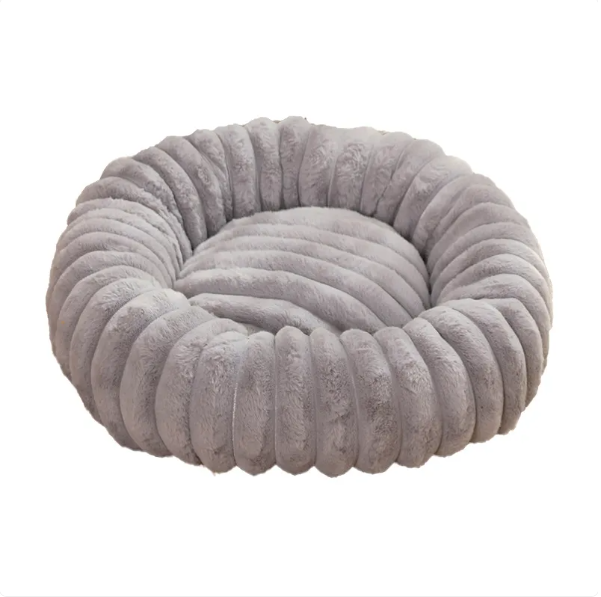 Kuscheliges Haustierkissen Im Donut-Design – Weiches Bett für Hunde und Katzen