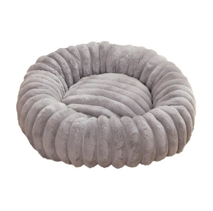 Kuscheliges Haustierkissen Im Donut-Design – Weiches Bett für Hunde und Katzen