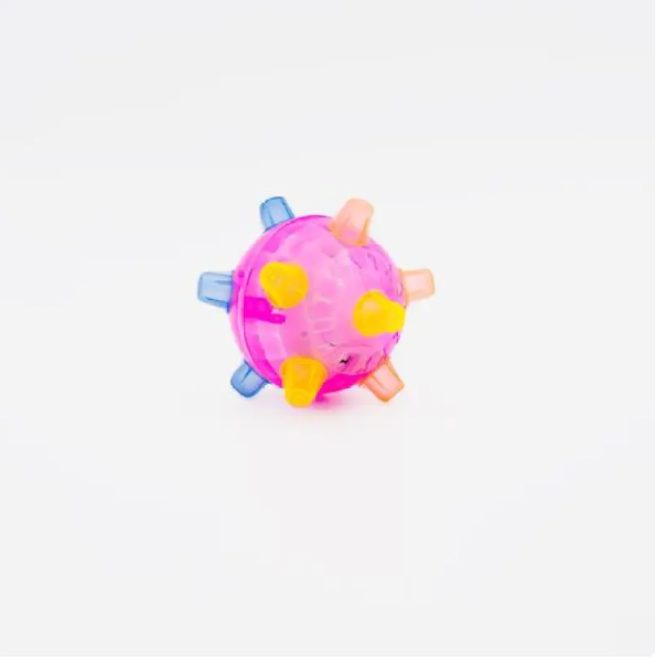 Blinkender Spielball für Haustiere Mit Lichteffekt und Soundfunktion