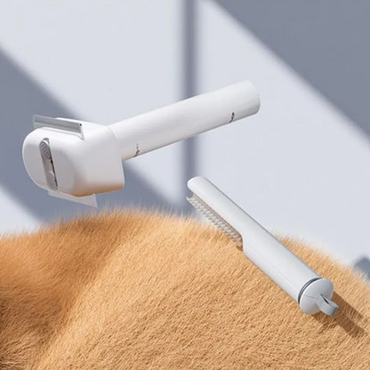2-in-1 Haustierbürste Mit Felltrimmer Für Effektive Fellpflege
