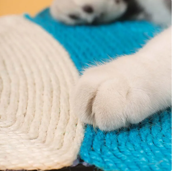 Katzenkratzmatte Im Fisch-Design – Sisal-Spielzeug für Katzen zur Krallenpflege