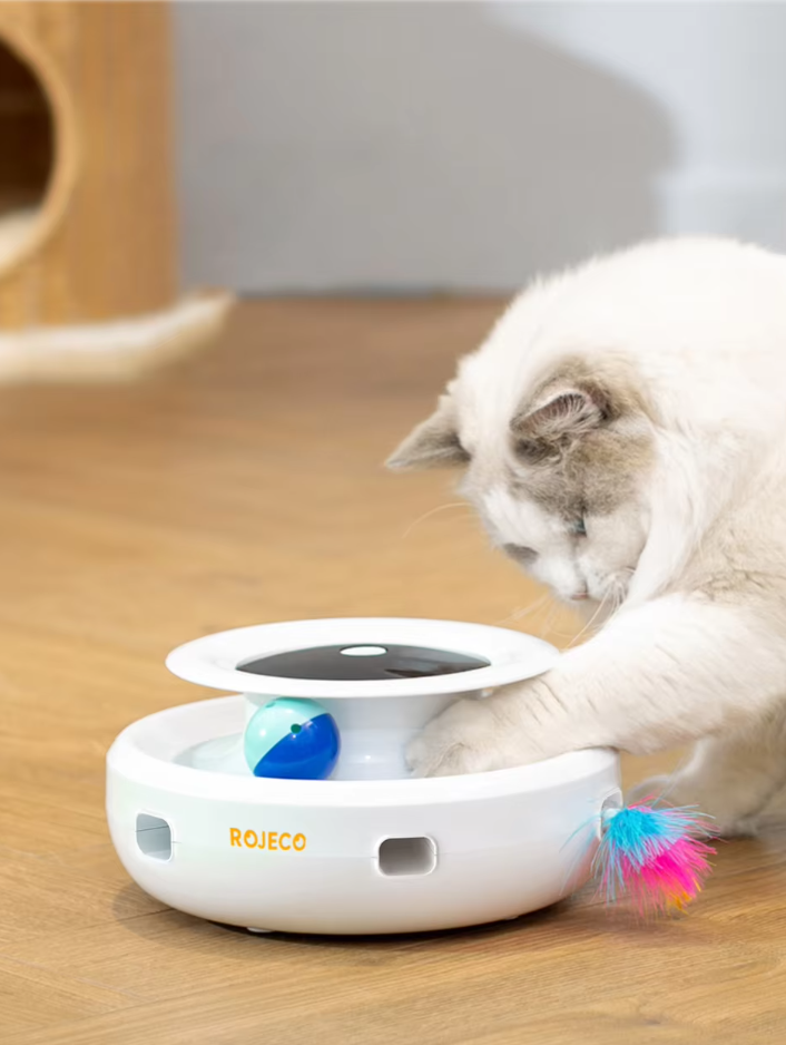 Interaktives Katzenspielzeug Mit Bewegung  Led-licht