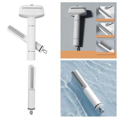 2-in-1 Haustierbürste Mit Felltrimmer Für Effektive Fellpflege