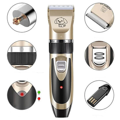 Lautloses Felltrimmer Set für Hunde