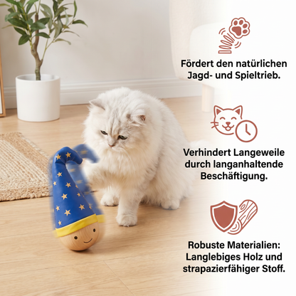 Federndes Katzenspielzeug – robustes Beschäftigungsspielzeug gegen Langeweile für Katzen