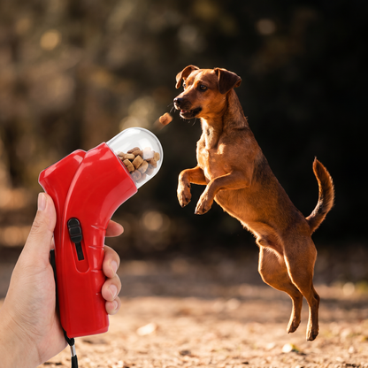 Leckerli-Werfer Pistole für Hunde – Interaktives Training & spielerische Belohnung für unterwegs