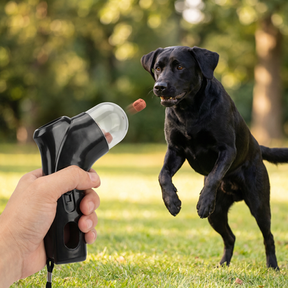 Leckerli-Werfer Pistole für Hunde – Interaktives Training & spielerische Belohnung für unterwegs