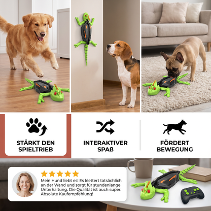 Ferngesteuertes Wand Kletterndes Eidechsen Spielzeug für Hunde