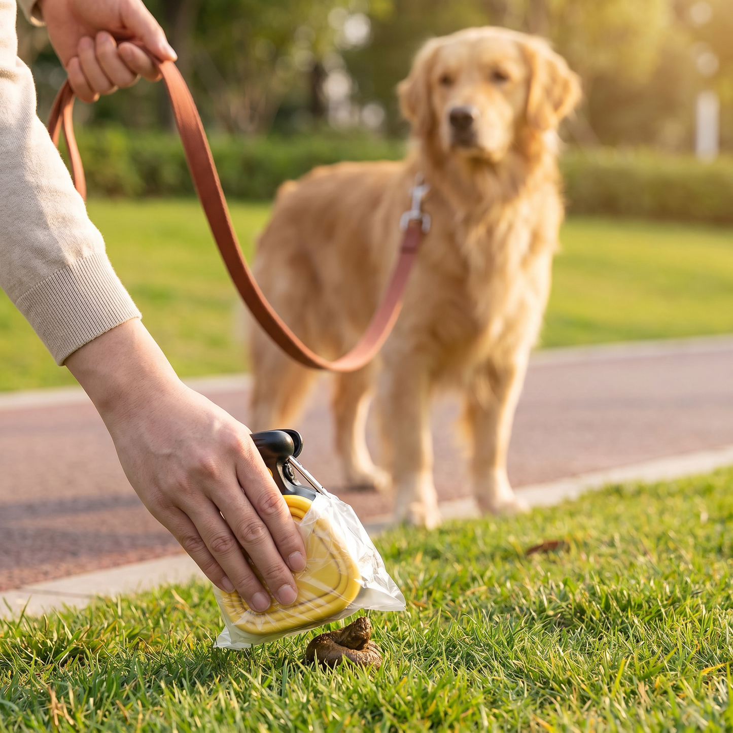 Tragbarer Hunde-Kotgreifer – Faltbar, hygienisch & perfekt für unterwegs