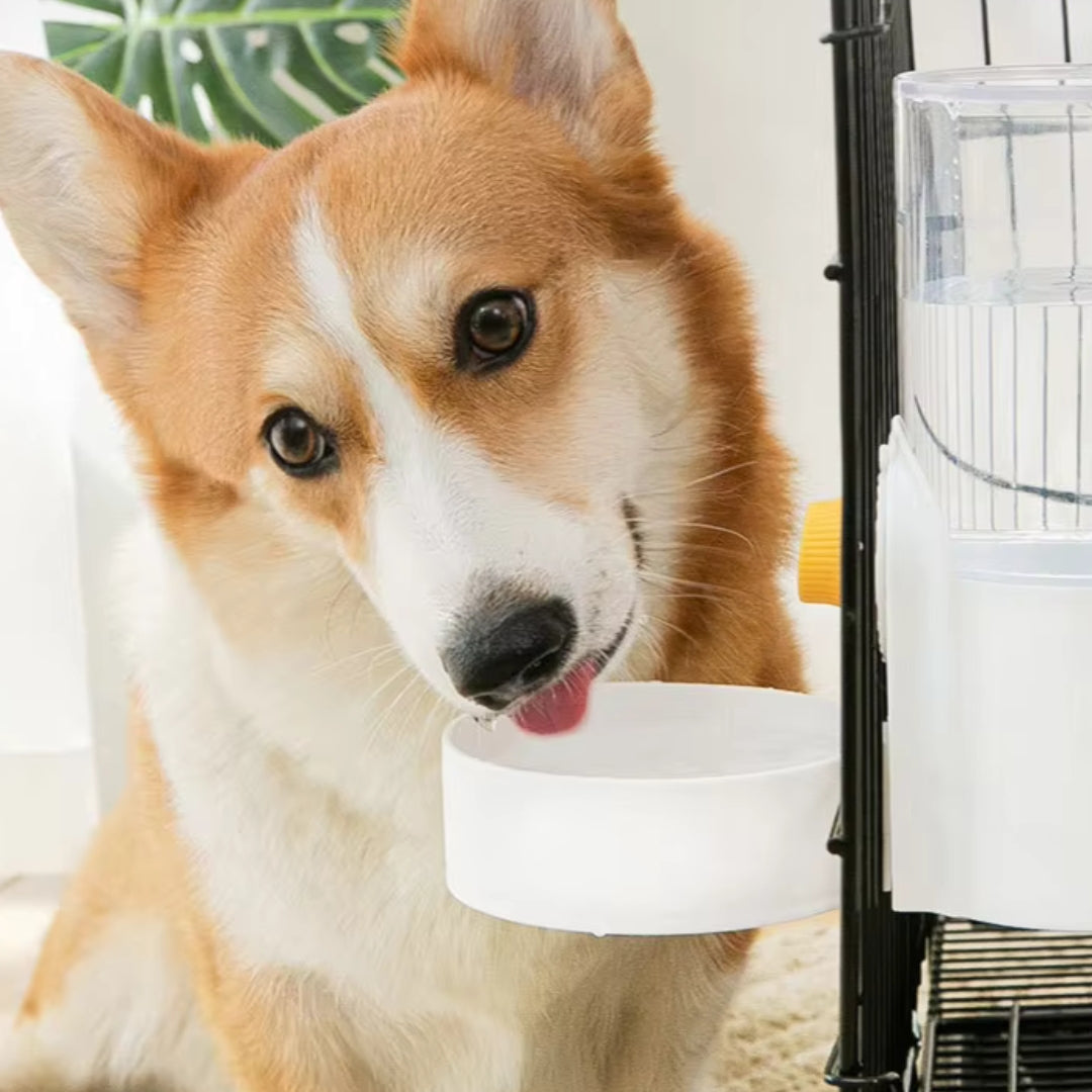 Automatischer Futterspender für Haustiere – Praktischer Spender mit Drehmechanismus für Katzen und Hunde
