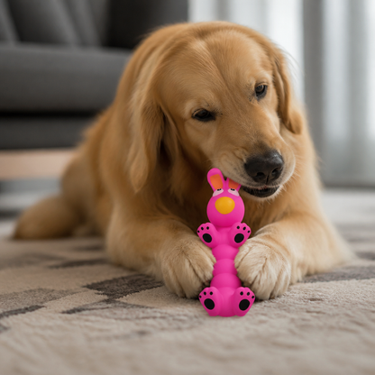 Flexibles Hundekauspielzeug in Tierform