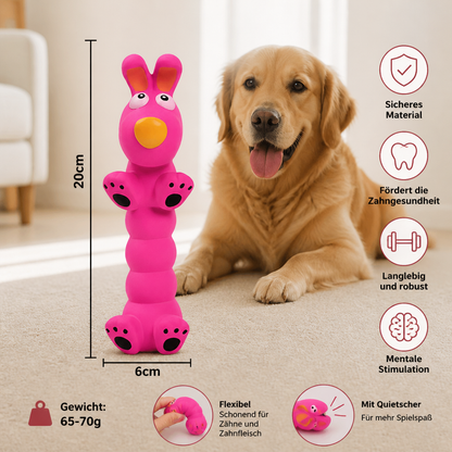 Flexibles Hundekauspielzeug in Tierform