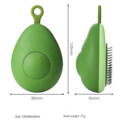 Avocado Haarbürste – Multifunktionale Haarpflegebürste Für Glanz Und Volumen