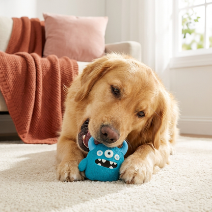 Robustes Umweltfreundliches Monster-Hundespielzeug aus Latex mit Quietscher und Zahnpflegefunktion