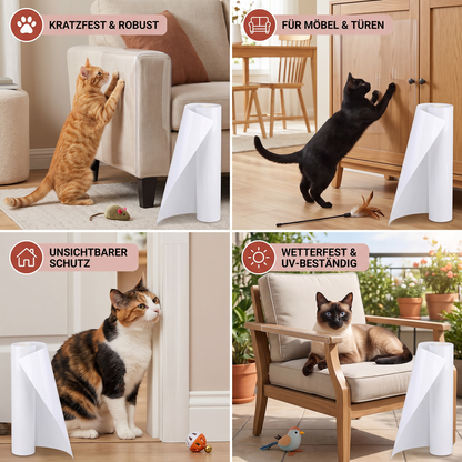 Robuster Kratzschutz für Katzenmöbel