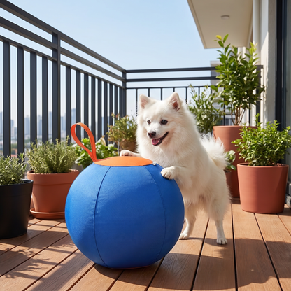 HerdBall - Interaktiver Hüteball für Hunde Robustes & Umweltfreundliches Spielzeug für aktive Rassen