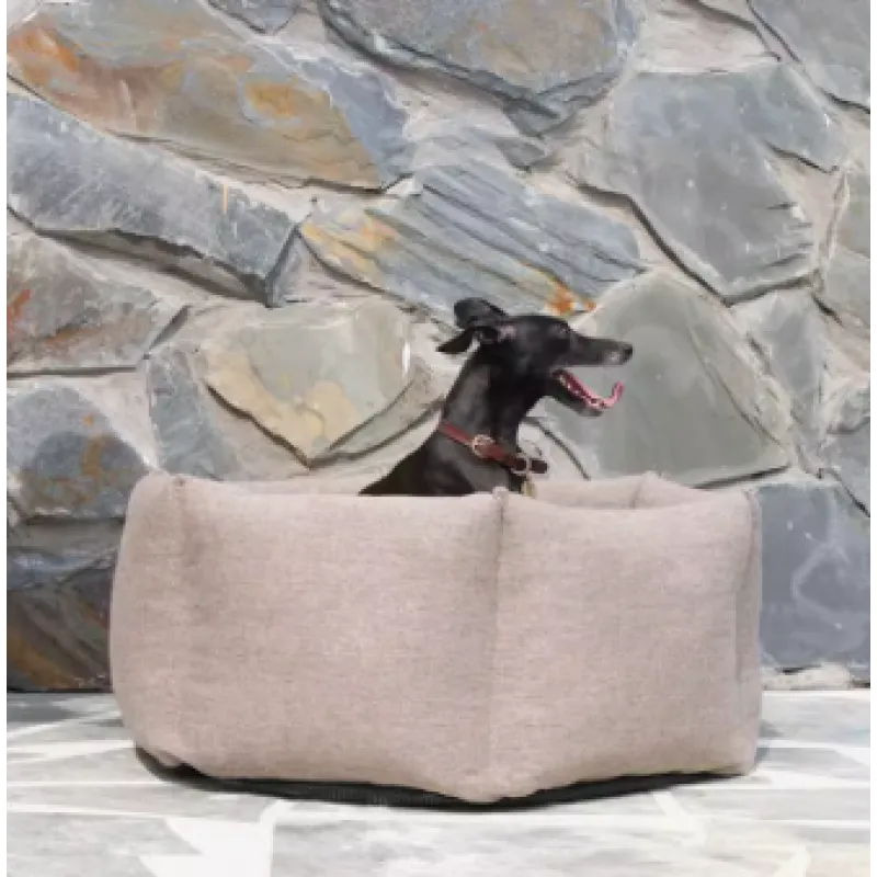 Bequemes Hundebett – Weiches Haustierbett mit Hohem Rand für Mehr Komfort