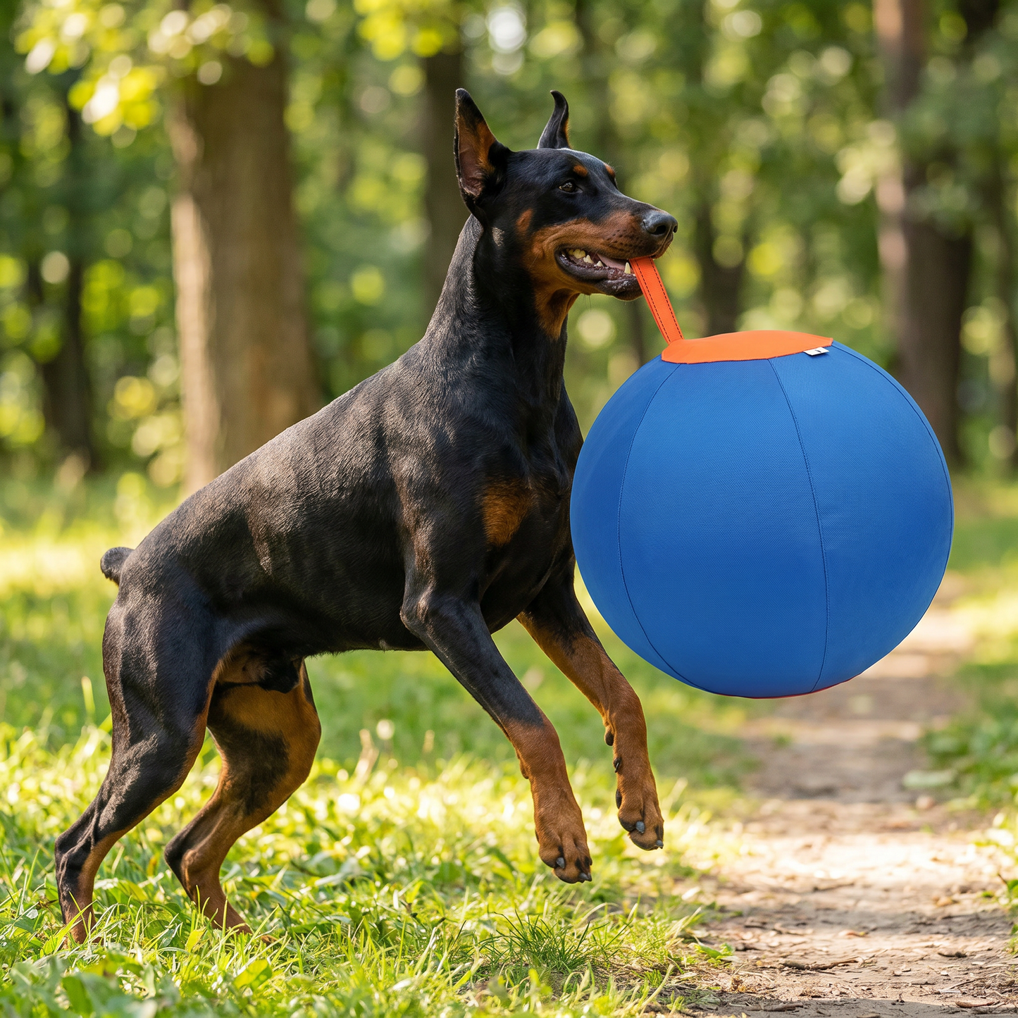 HerdBall - Interaktiver Hüteball für Hunde Robustes & Umweltfreundliches Spielzeug für aktive Rassen