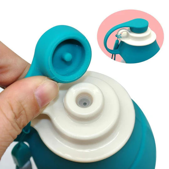 Tragbare Wasserflasche Für Hunde Mit Integriertem Napf