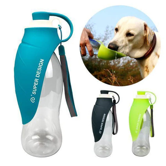 Tragbare Wasserflasche Für Hunde Mit Integriertem Napf