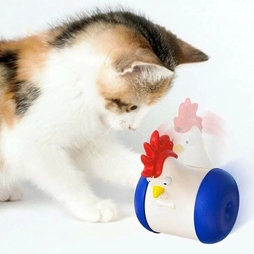 Set mit beweglichen Katzenspielzeugen und Laserpointer