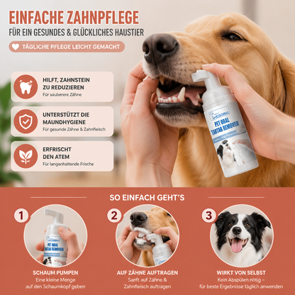 Zahnreinigungsschaum für Hunde – Für sauberere Zähne & frischen Atem