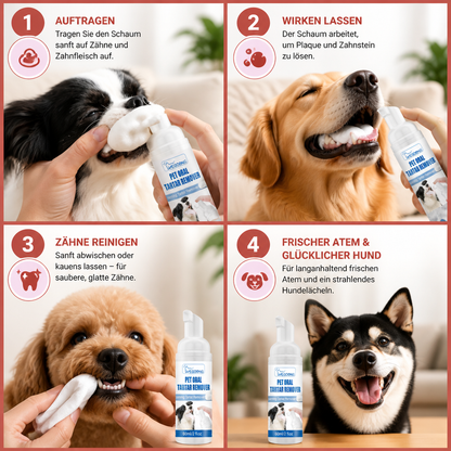 Zahnreinigungsschaum für Hunde – Für sauberere Zähne & frischen Atem
