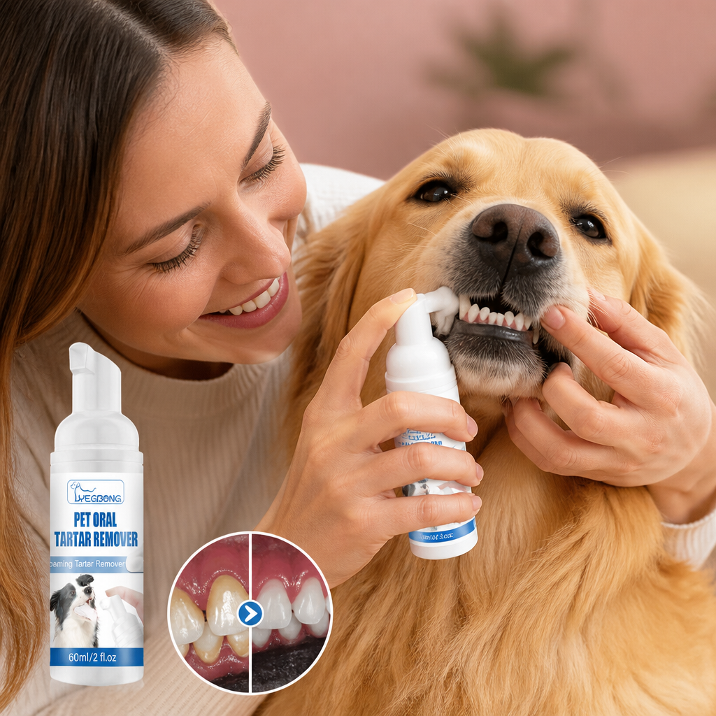 Zahnreinigungsschaum für Hunde – Für sauberere Zähne & frischen Atem