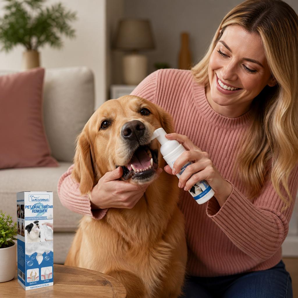 Zahnreinigungsschaum für Hunde – Für sauberere Zähne & frischen Atem
