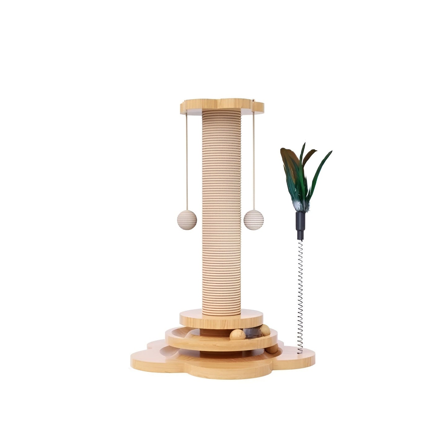 5in1 Kratzbaum Spielzeug