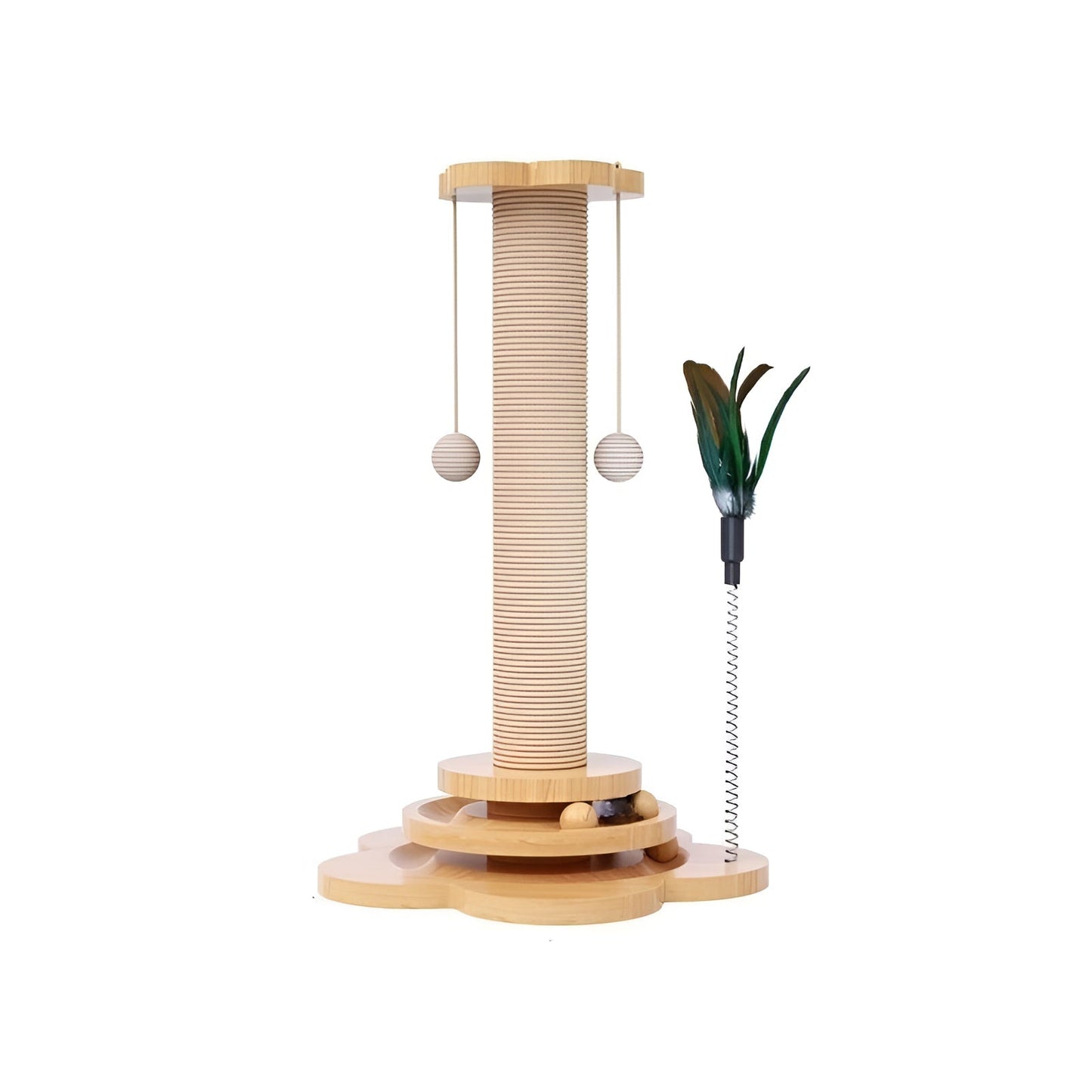 5in1 Kratzbaum Spielzeug