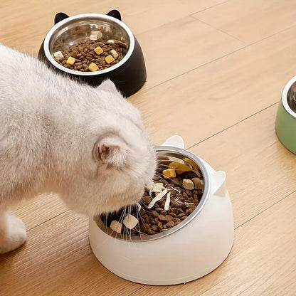 Erhöhte Ergonomische  Katzenfutterschale