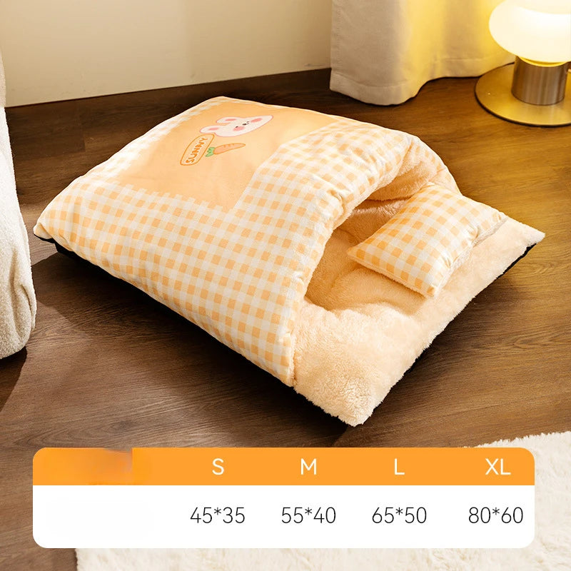 Katzen Premium Schlafsack Bett