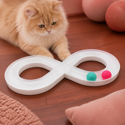 Interaktives Trackball-Spielzeug für Katzen