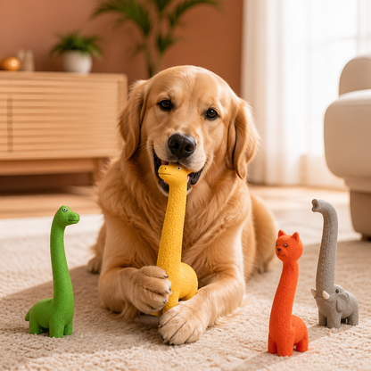 XXL Robustes Latex-Hundespielzeug zur Zahnreinigung