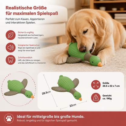 Interaktives Kauspielzeug mit Quietscher für Hunde