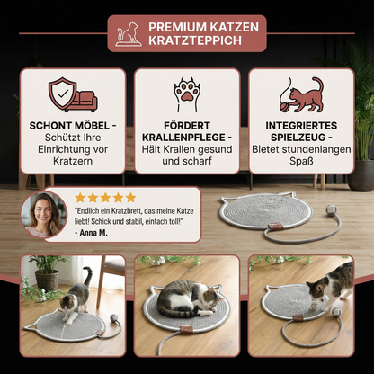 Premium Katzen Kratzteppich