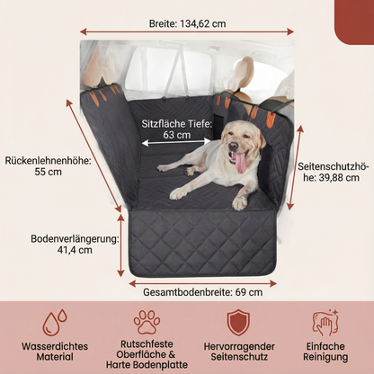 Hartboden-Autositzerweiterung für Hunde
