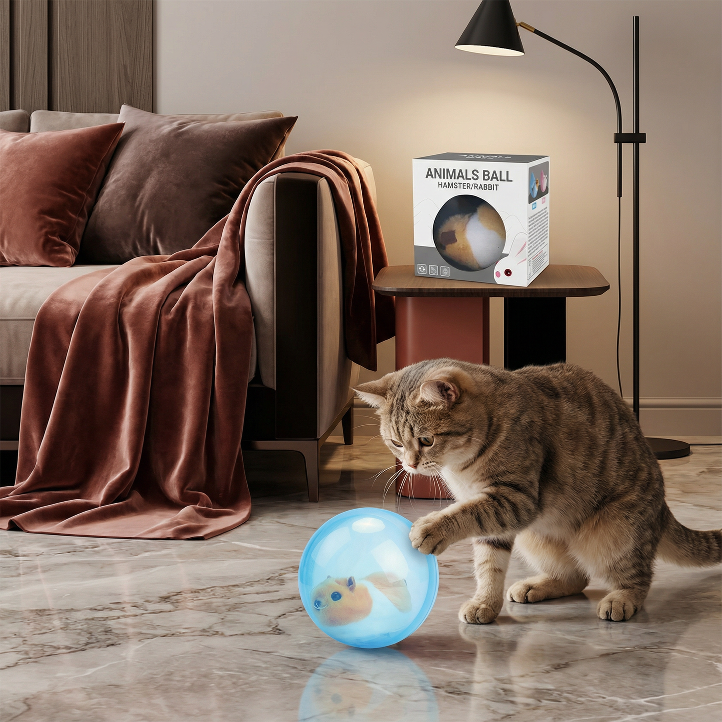 Rollender Hamster