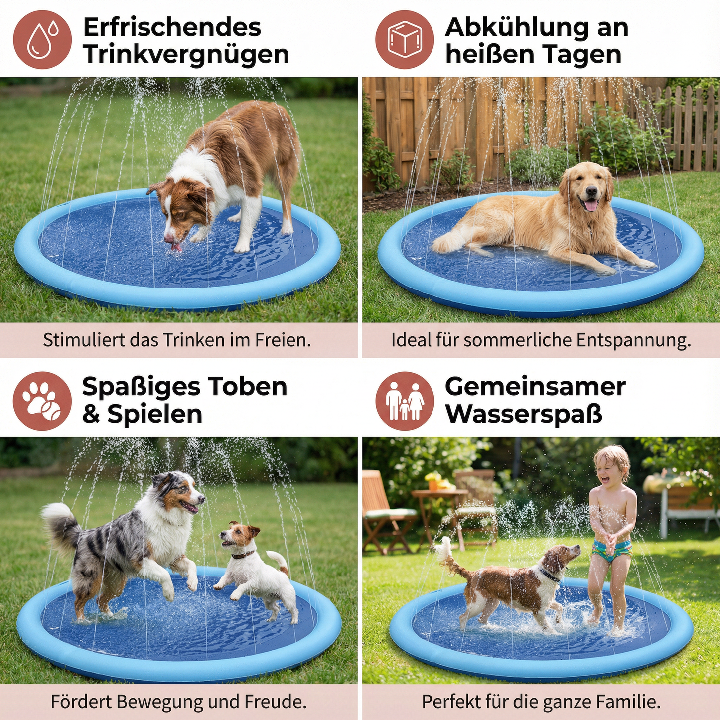 Hundefontäne - Sommerspielzeug