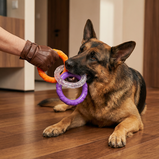 Robustes Zug Spielzeug für Hunde