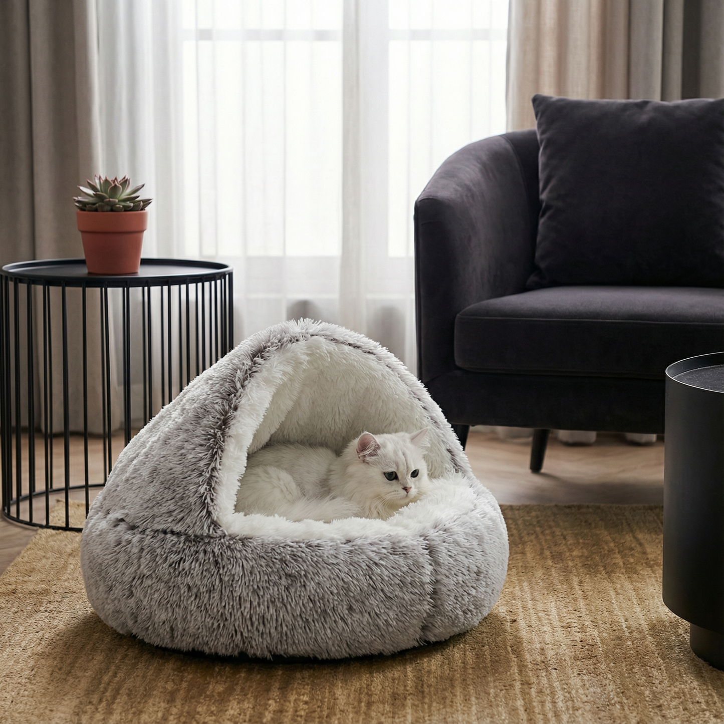 2in1 Katzen Kuschelhöhle