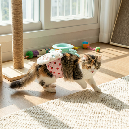 Interaktives Fernbedienungs Katzenspielzeug mit Beweglichem Schwanz und Verspielter Bewegung